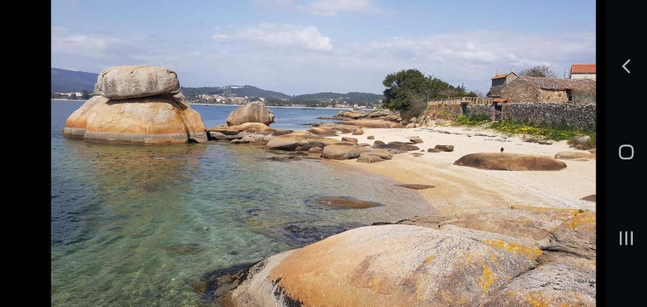 Apartamento con piscina en Boiro - Cabo de Cruz Exterior foto